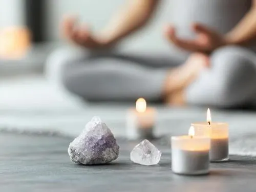 Quiet wellness setting for mindfulness and relaxation
