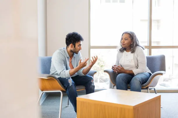 Private one-to-one wellness conversation
